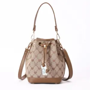 Signare Τσάντα Χειρός Bucket - B-Loved Bear Beige