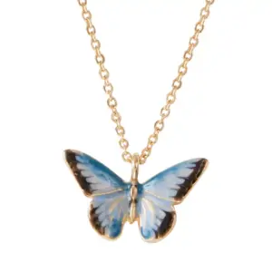 Fable Κολιέ Blue Butterfly