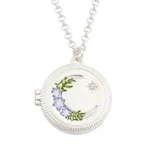 Fable Κολιέ Nightshade Moon Locket Silver
