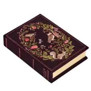 Fable Κουτί Κοσμημάτων Book Elinor Meadow Burgundy